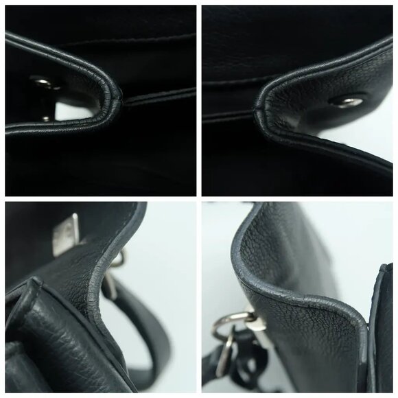 Louis Vuitton Lockme Black Leather Satchel 1126-042325 - Picture 9 of 12